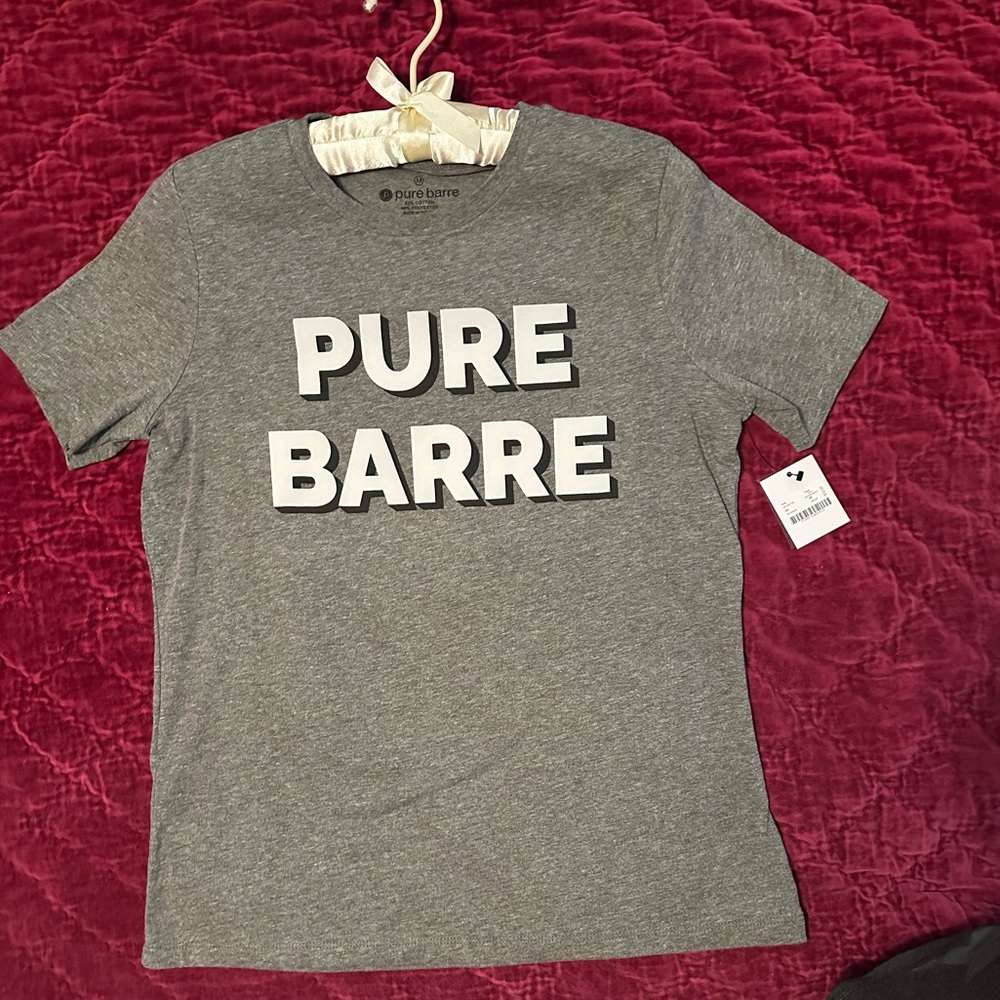 NWT Pure Barre Shadow Tee - so soft!